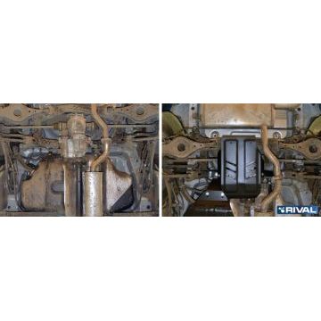 Защита редуктора Rival для 2,0 сталь 2 мм на 4х4 для Hyundai Creta 2016-2021