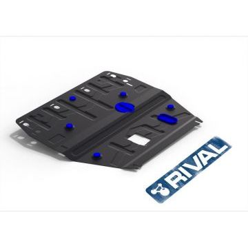 Защита картера + КПП сталь Rival для Hyundai i40, V - 2.0 2012-2015/Hyundai i40, V - 2.0 2015-