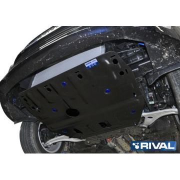 Защита картера + КПП сталь Rival для Hyundai i40, V - 2.0 2012-2015/Hyundai i40, V - 2.0 2015-