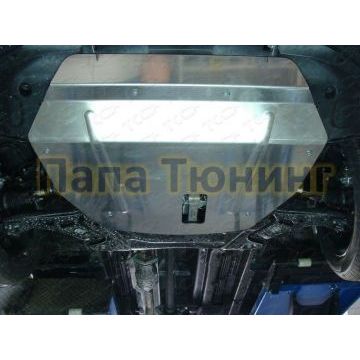 Защита картера и КПП (алюминий) 4мм ТСС для Hyundai IX 35 2009-2015/Kia Sportage (SL) 2WD/4WD 2010-2016
