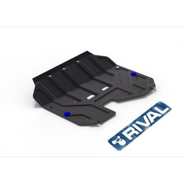 Защита картера + КПП Rival сталь 2 мм для Kia Sportage, V - все; Увеличенная 2010-2016