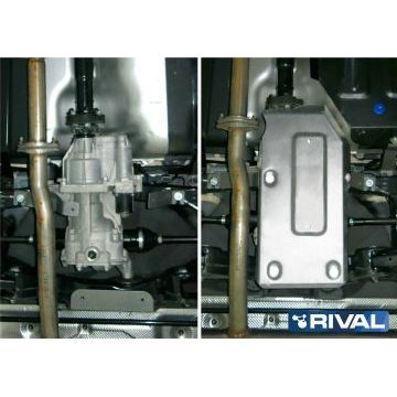 Защита редуктора Rival алюминий 4 мм для Kia Sportage, V - все; полный привод 2010-2016