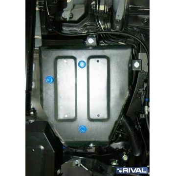 Защита топливного бака Rival алюминий 4 мм для Kia Sportage, V - все; полный привод 2010-2016