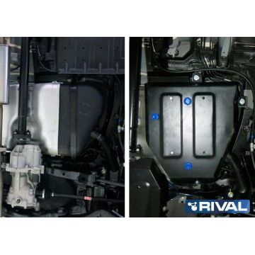Защита топливного бака Rival сталь 2 мм для Kia Sportage, V - все; полный привод 2010-2016
