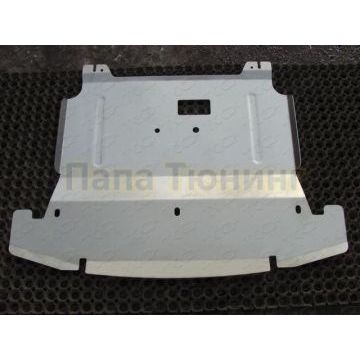 Защиты комплект алюминий 4 мм картер и кпп, дифференциал, бак ТСС для Hyundai Santa Fe Grand 2014- Защиты комплект алюминий 4 мм картер и кпп, дифференциал, бак ТСС для Hyundai Santa Fe Grand 2014-