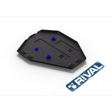 Защита топливного бака Rival сталь 2 мм для Hyundai Santa Fe, V - 2.2d; 2.4; полный привод 2016-2018