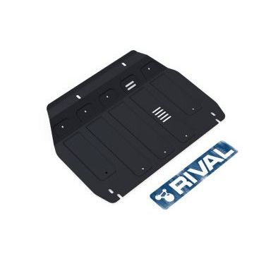 Защита картера + КПП Rival сталь 2 мм для Kia Sportage, V - 2.0; 2.7 2004-2010