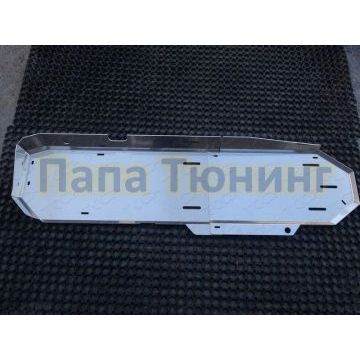 Защита бака (алюминий) 4мм (комплект 2шт) ТСС для Infiniti JX35 2012-2013/Infiniti QX60 2013-/Nissan Pathfinder 2013-