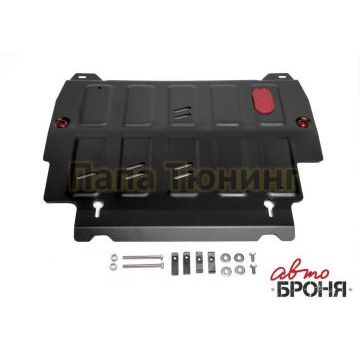 Защита картера + КПП сталь 2 мм АвтоБРОНЯ для Infiniti JX35, V - 3.5 2012-2013/Infiniti QX60, V - 3.5 2016-/Infiniti QX60, V - 3.5; 2.5 HEV 2013-2016/Nissan Murano, V - 3.5 2016-/Nissan Pathfinder, V - 3.5 2014-2017