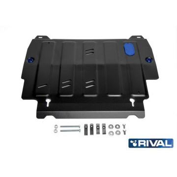 Защита картера + КПП Rival сталь 2 мм для Nissan Murano, V - 3.5 2016-