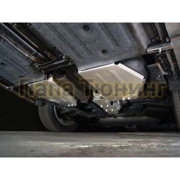 Защита бака ТСС алюминий 4 мм комплект 2 шт для Infiniti QX50 2018- Защита бака ТСС алюминий 4 мм комплект 2 шт для Infiniti QX50 2018-