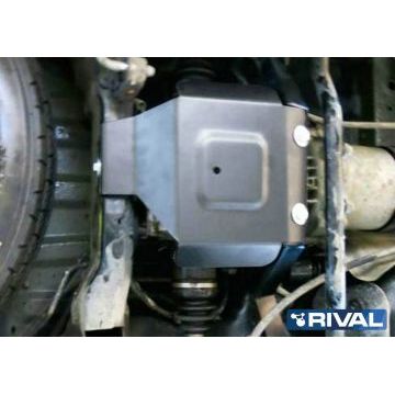 Защита редуктора алюминий 4 мм RIVAL для Infiniti QX60, V - 3.5 2016-/Nissan Pathfinder, V - 3.5 2014-2017/Nissan Murano, V - 3.5 2016-