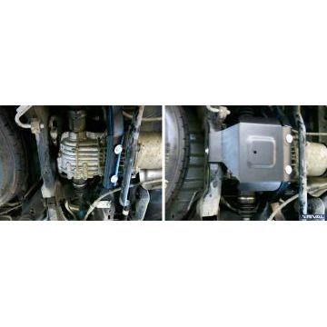 Защита редуктора алюминий 4 мм RIVAL для Infiniti QX60, V - 3.5 2016-/Nissan Pathfinder, V - 3.5 2014-2017/Nissan Murano, V - 3.5 2016-