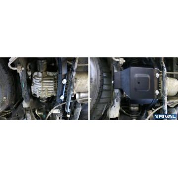 Защита редуктора Rival сталь 2 мм для Nissan Murano, V - 3.5 2016-