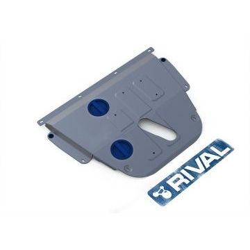 Защита картера + КПП алюминий 4 мм RIVAL для Jeep Cherokee, V - 2.4, 3.2; полный привод 2014-2018 Защита картера + КПП алюминий 4 мм RIVAL для Jeep Cherokee, V - 2.4, 3.2; полный привод 2014-2018