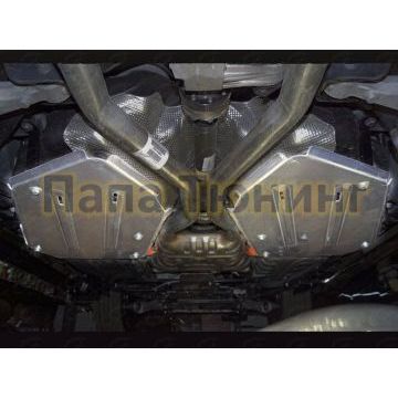 Защита бака ТСС алюминий 4 мм комплект из 2 шт для Jeep Grand Cherokee 2010- Защита бака ТСС алюминий 4 мм комплект из 2 шт для Jeep Grand Cherokee 2010-