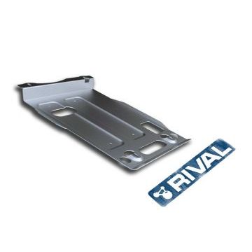 Защита картера алюминий 4 мм Rival для Jeep Grand Cherokee, V -  3.0; 3.6 2018-/Jeep Grand Cherokee, V -  3.0; 3.0d; 3.6; 5.7 2010-2014/Jeep Grand Cherokee, V -  3.0; 3.0d; 3.6; 5.7 2014-2018