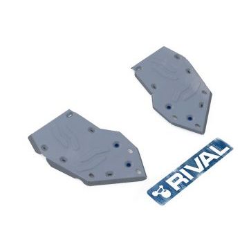 Защита топливного бака алюминий 4 мм Rival для Jeep Grand Cherokee, V -  3.0; 3.6 2018-/Jeep Grand Cherokee, V -  3.0; 3.0d; 3.6; 5.7 2010-2014/Jeep Grand Cherokee, V -  3.0; 3.0d; 3.6; 5.7 2014-2018