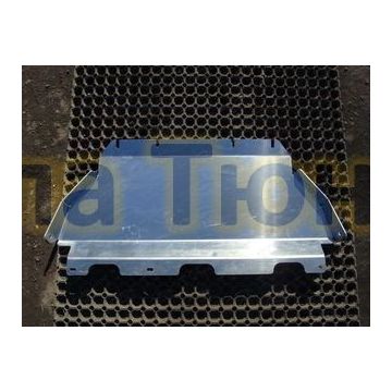 Защита радиатора (алюминий) 4мм ТСС для Jeep Grand Cherokee 2013-/2017-