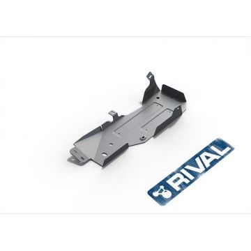 Защита топливного бака Rival для 3,6 и 3,8 АКПП алюминий 6 мм на 3 двери для Jeep Wrangler 3D 2007-2018