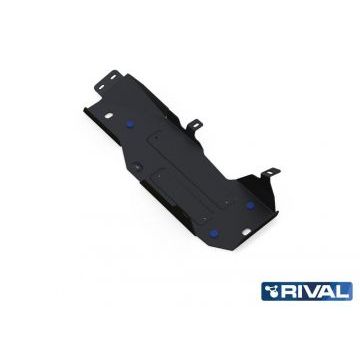 Защита топливного бака Rival для 3,6 и 3,8 АКПП сталь 3 мм на 3 двери для Jeep Wrangler 2007-2018