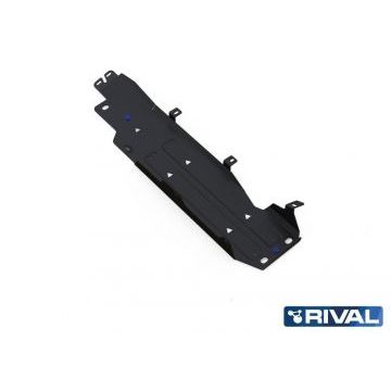 Защита топливного бака Rival для 2,8D сталь 3 мм на 3 двери для Jeep Wrangler 2007-2018