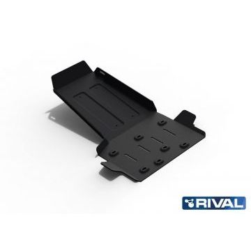 Защита картера + КПП Rival cталь 3 мм Jeep Wrangler JK 2D/Jeep Wrangler JK 4D, V - 3.6; 3.8; АКПП 2007-2018