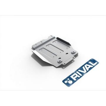 Защита РК Rival алюминий 6 мм для Jeep Wrangler JK 4D, V - 3.6; 3.8; АКПП 2007-2018