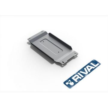 Защита РК Rival для 3,6 и 3,8 АКПП алюминий 6 мм часть 2 на 5 дверей для Jeep Wrangler 2007-2018