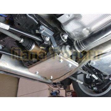 Защита заднего редуктора ТСС алюминий 4 мм для Jeep Renegade 2015- Защита заднего редуктора ТСС алюминий 4 мм для Jeep Renegade 2015-