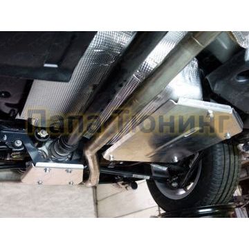 Защита бака ТСС алюминий 4 мм для Jeep Renegade 2015- Защита бака ТСС алюминий 4 мм для Jeep Renegade 2015-