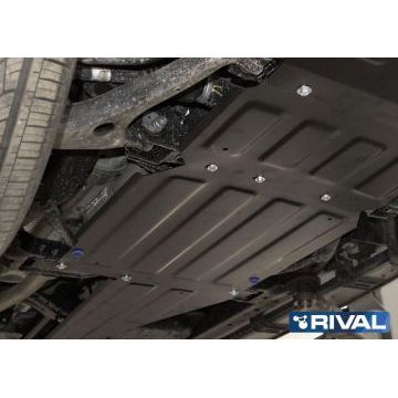 Защита КПП сталь Rival для Kia Mohave, V - все 2017-/Kia Mohave, V - все 2008-2017