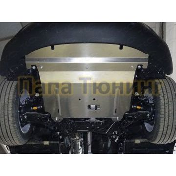 Защиты комплект алюминий 4 мм картера и КПП ТСС для Kia Sorento 2012-2020 Защиты комплект алюминий 4 мм картера и КПП ТСС для Kia Sorento 2012-2020