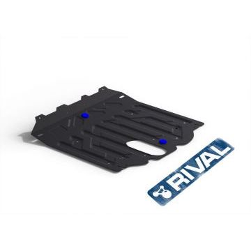 Защита картера и КПП Rival для 2,2D и 2,4 сталь 2 мм для Kia Sorento 2012-2020