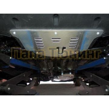 Защита картера и КПП (алюминий) 4мм ТСС для Hyundai Santa Fe (TM) 2018-2021/Kia Sorento Prime 2015-/2018-