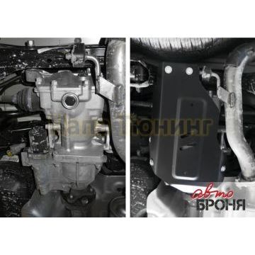 Защита редуктора Автоброня для 2,2CRDi/2,4i/3,3i сталь 2 мм на 4х4 для Kia Sorento Prime 2015-