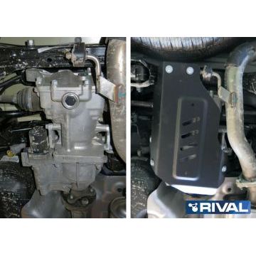 Защита редуктора Rival для 2,4/2,2D/3,3 сталь 2 мм для Kia Sorento Prime 2015-