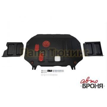 Защита картера и КПП Автоброня для 1,6 и 2.0 сталь 2 мм для Kia Soul 2014-2019