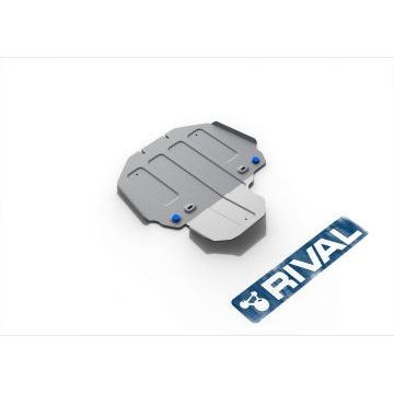 Защита КПП и РК Rival алюминий 6 мм для Land Rover Discovery 4/Range Rover Sport 2005-2016