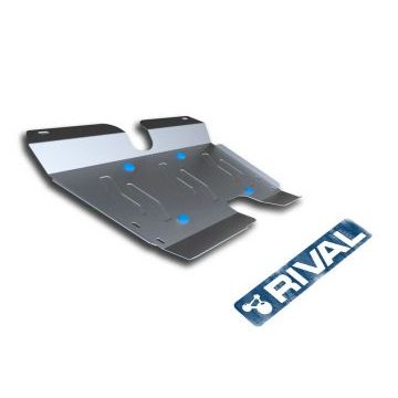 Защита топливного бака алюминий 4 мм Rival для Land Rover Freelander 2, V - все 2007-2011/Land Rover Freelander 2, V - все 2012-2015