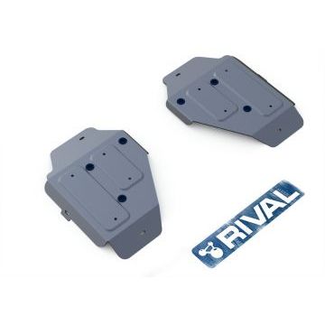 Защита топливного бака алюминий Rival для Land Rover Discovery Sport, V - 2.0d (150л.с.) 2017-2019/Land Rover Discovery Sport, V - 2.0(240л.с.); 2.2d (188л.с.); 2.2d (150л.с.) 2014-2017