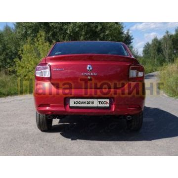 Декоративный глушитель 75-42 мм ТСС для Renault Logan 2015- Декоративный глушитель 75-42 мм ТСС для Renault Logan 2015-