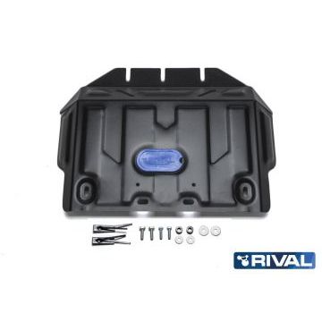 Защита картера Rival сталь 2 мм для Lexus GX 460, V - 4.6; 2009- (устанавливается совместно с 111.9516.1 /Toyota Land Cruiser 150 Prado, V - 2.7; 2.8d; 4.0; устанавливается совместно с 111.9516.1 2009-