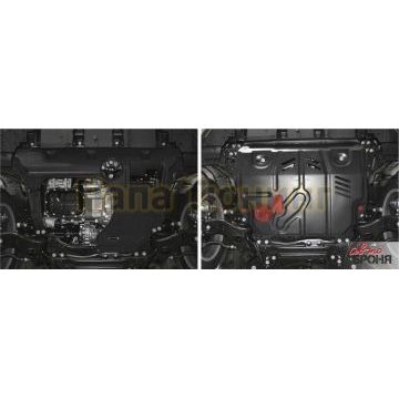 Защита картера + КПП сталь АвтоБроня для Lexus NX 200, V - 2.0 (150л.с.) 2014-2017/Lexus NX 200, V - 2.0 (150л.с.) 2017-