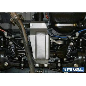 Защита редуктора алюминий 4 мм RIVAL для Lexus NX 200, V - 2.0 (150л.с.); полный привод 2014-2017/Lexus NX 200t, V - 2.0 (238л.с.); полный привод 2014-2017/Lexus NX 300, V - 2.0; полный привод 2017-/Toyota Rav4, V - 2.0; 2.5; 2.2d; полный привод 2013-2015/Toyota Rav4, V - 2.0; 2.5; 2.2d; полный привод 2015-2019