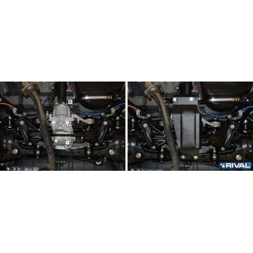 Защита редуктора Rival сталь 2 мм для Lexus NX 300, V - 2.0; полный привод 2017-