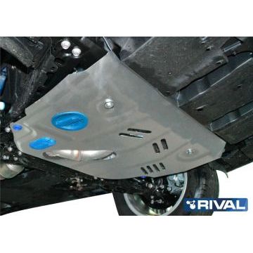 Защита картера + КПП алюминий 4 мм RIVAL для Lexus NX 200t, V - 2.0 (238л.с.) 2014-2017/Lexus NX 300, V - 2.0 (238л.с.) 2017-