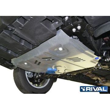 Защита картера + КПП алюминий 4 мм RIVAL для Lexus NX 300h, V - 2.5 Hybrid 2014-2017