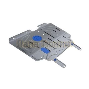 Защита картера + КПП Rival алюминий 4 мм для Lifan X70, V - 2.0; передний привод; выводим после обнуления складов 2018-