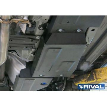 Защита абсорбера Rival для 2,0 и 2,5 сталь 2 мм на 4х4 для Mazda CX-5 2015-2017